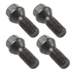 Set of 4 Black Wheel Lug Bolts for BMW F20 F30 F07 F25 E70 (2012–2019)