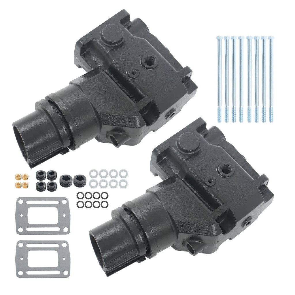 Set of 2 Exhaust Risers for OMC Volvo Penta