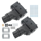 Set of 2 Exhaust Risers for OMC Volvo Penta