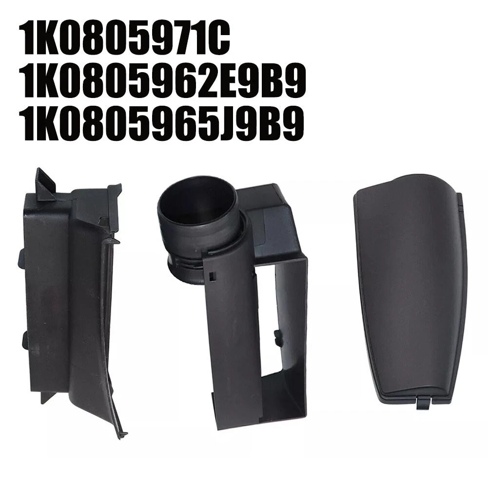 3Pcs Air Intake Duct Cover Assembly for VW Golf Jetta Mk5 Mk6 (2006–2014) 1K0805971C