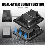 Clear Vented Transmission Top Cover for Harley Breakout FXBR 107/117 FXBRS 114