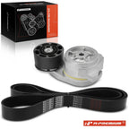 2X Serpentine Belt Drive Component Kit for Ford F-650, F-750 (2011–2013)