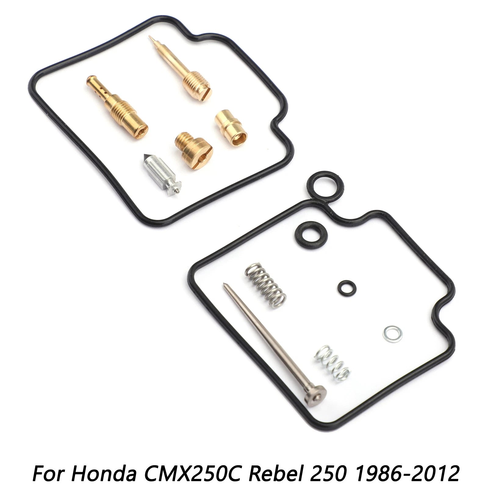 Carburetor Rebuild Kit for Honda CMX250C Rebel 250 (1986–2012) #.0201-318