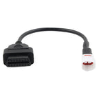 4 Pin to OBD2 Diagnostic Tool Code Reader Adapter Cable for Yamaha Motorcycle