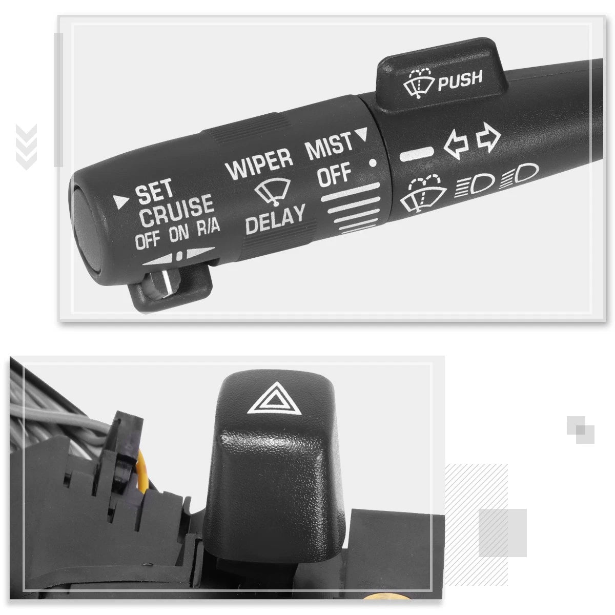 Cruise Control Turn Signal Hazard Light Switch for Pontiac Grand Prix (2000–2003)