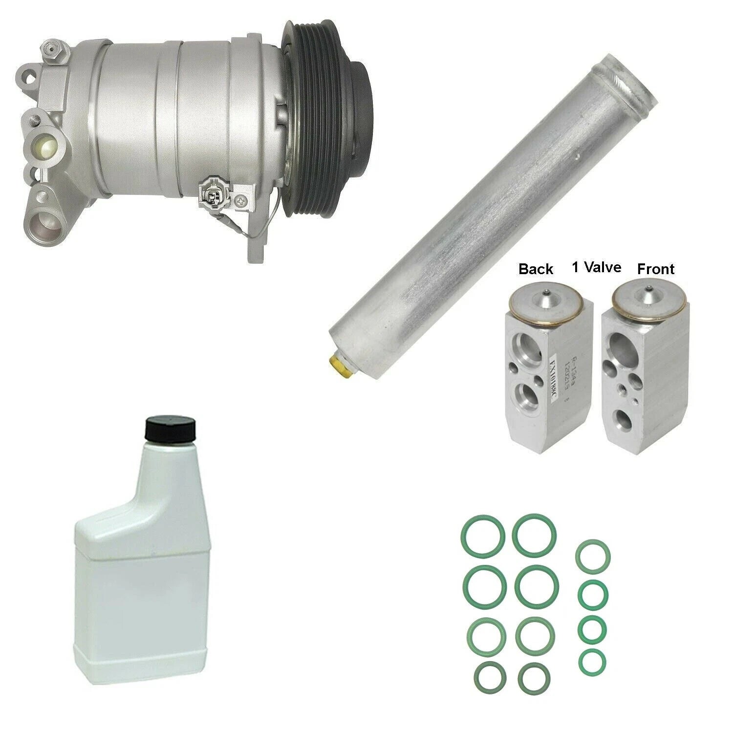 AC Compressor Kit Replacement for Chevrolet Silverado 1500 (2014–2019)
