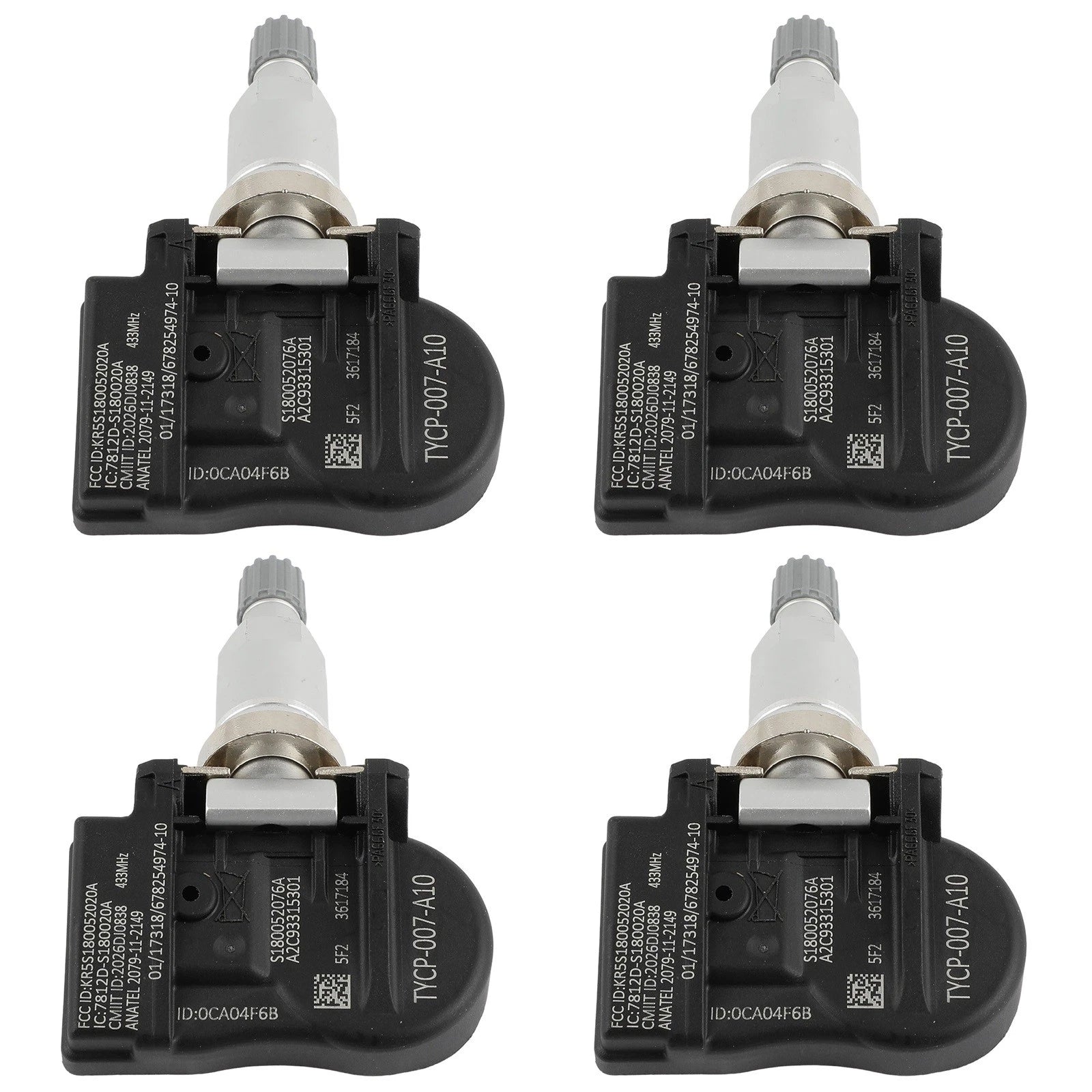 Set of 4 Tire Pressure Sensors for Land Rover (2014–2020) GX63-1A159-AA