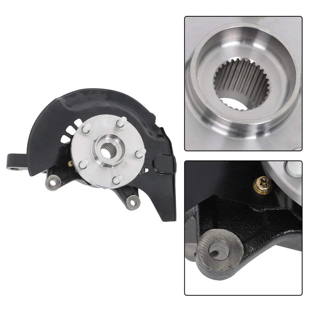 Set of 2 Front Steering Knuckle & Wheel Bearing Hub for Toyota Sienna (2004–2010)
