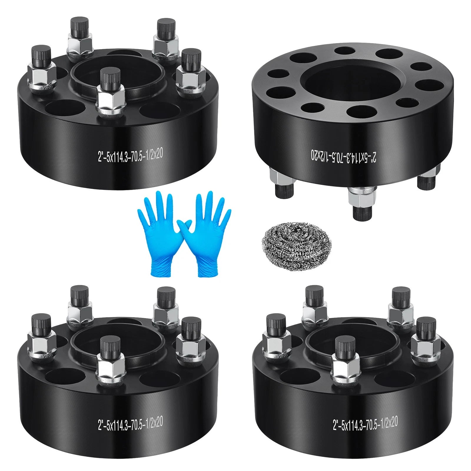 2" Hub Centric Wheel Spacers for 2001–2009 Mazda B2300 (5x4.5)
