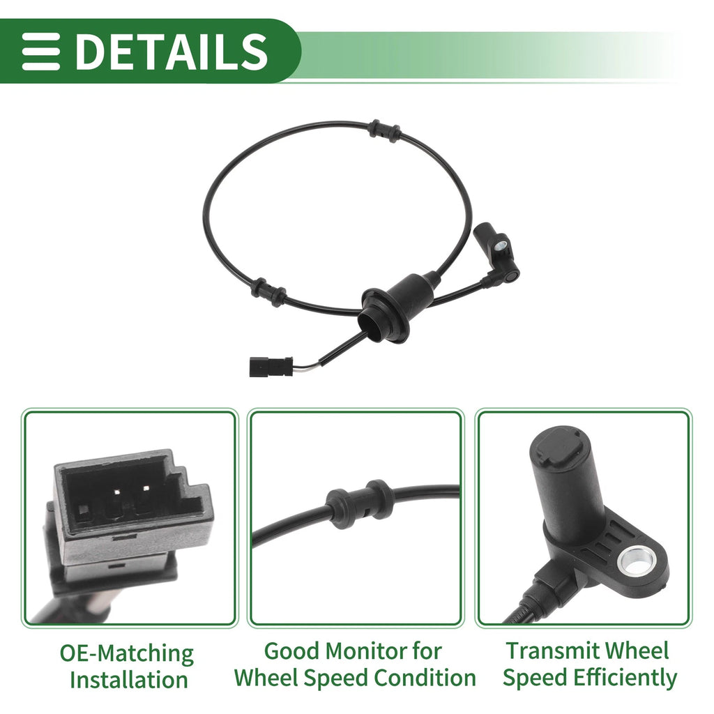 ABS Wheel Speed Sensor No.A2205401717 for Mercedes-Benz W220 (1998–2005)