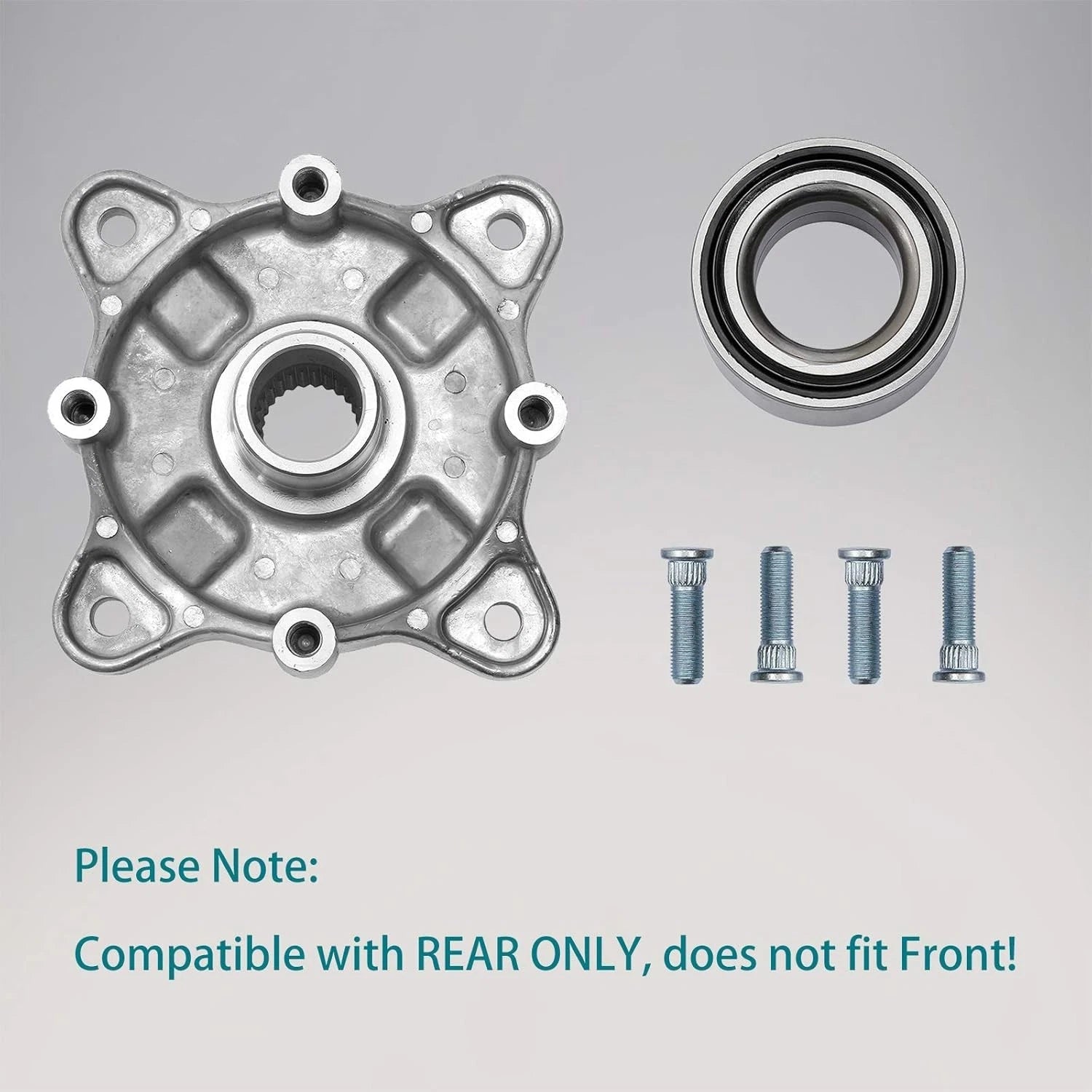 Rear Wheel Hub & Bearing Kit for Polaris Ranger 400-800