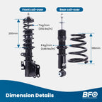 Coilover Suspension Springs Kit for Holden Commodore VE (2006-2013)