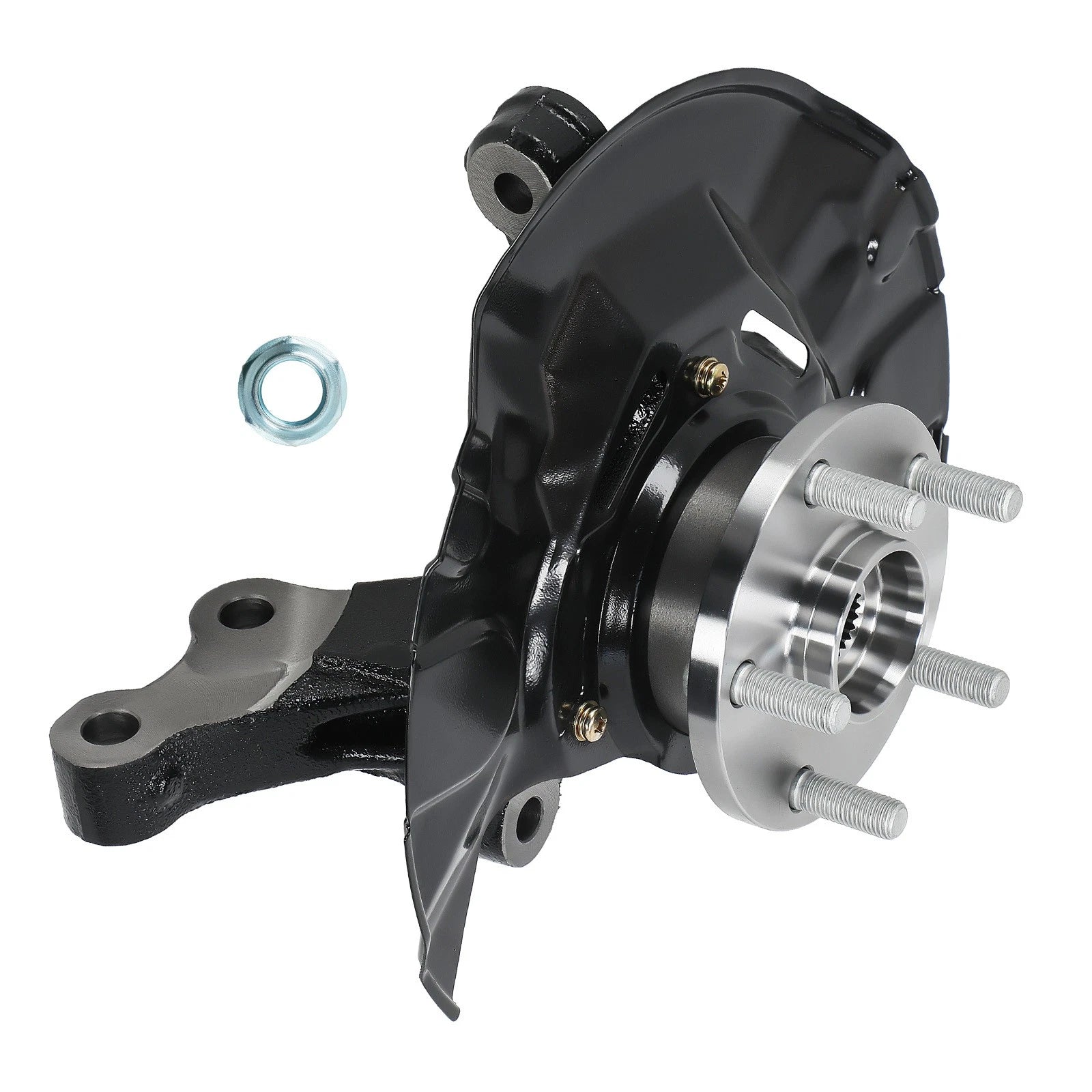 Front Left Steering Knuckle + Wheel Hub Bearing for Toyota Corolla (2003–2008) 698-389