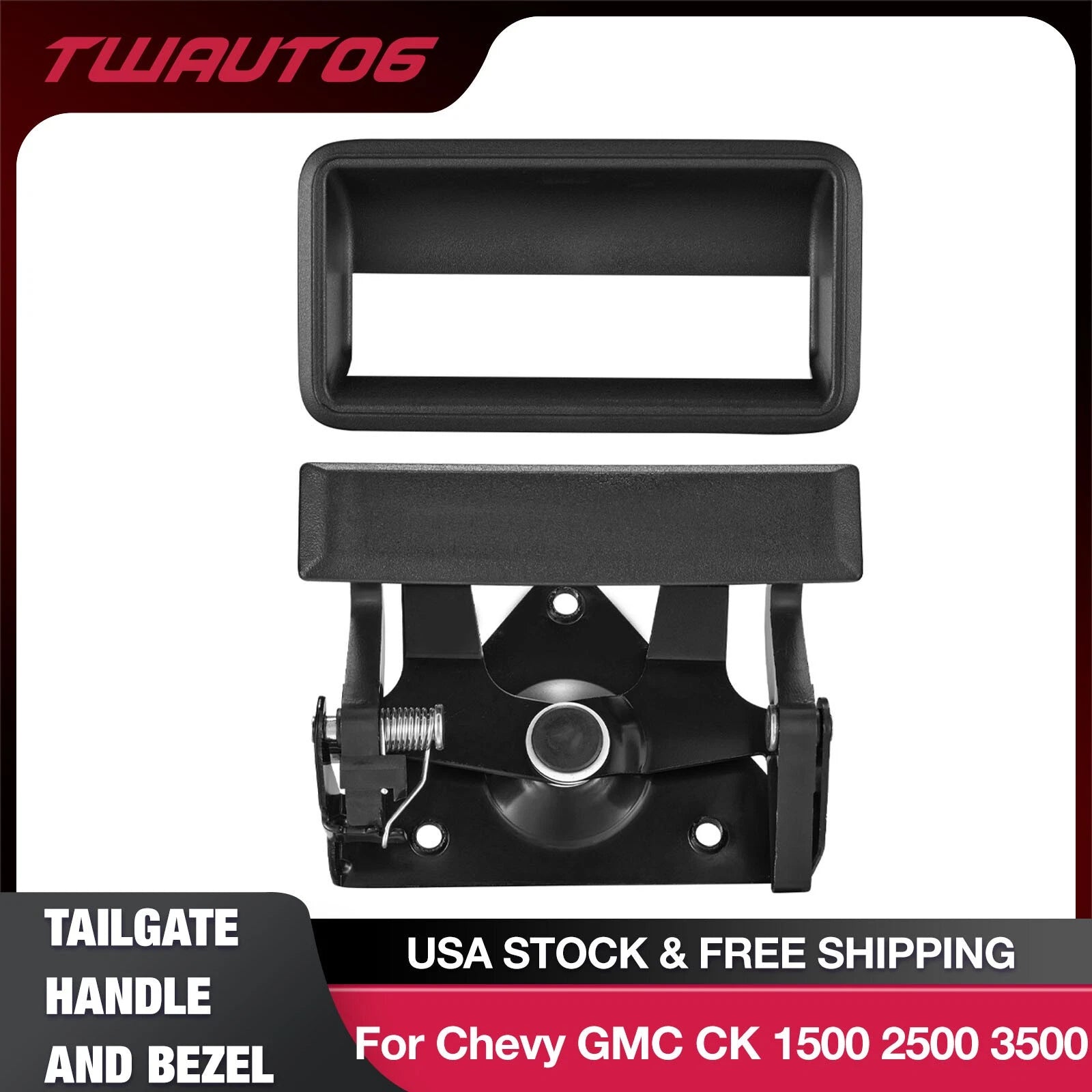 Tailgate Handle Bezel Set for Chevrolet GMC C/K 1500 2500 (1988–1999)