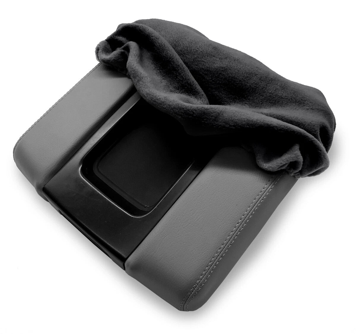 Console Lid Armrest Cover for Chevrolet Silverado (2014–2020) Black Fleece