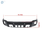 Steel Black Front Bumper with Sensor Hole for GMC Sierra 1500 (2014-2015)