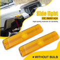 Amber Lens Rear Bumper Side Marker Lights for Jeep Wrangler YJ (1987–1995)