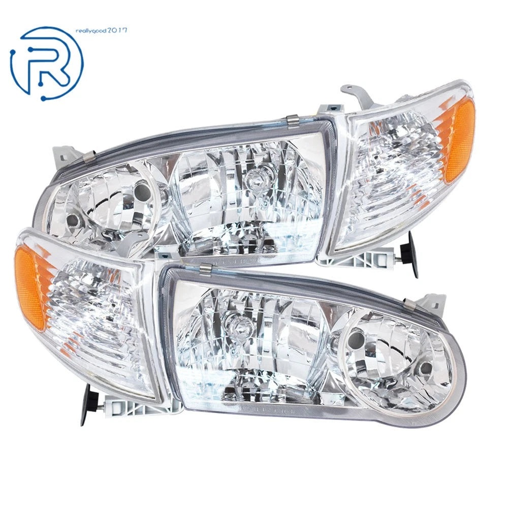 Halogen Headlights with Corner Signal for Toyota Corolla (2001–2002)
