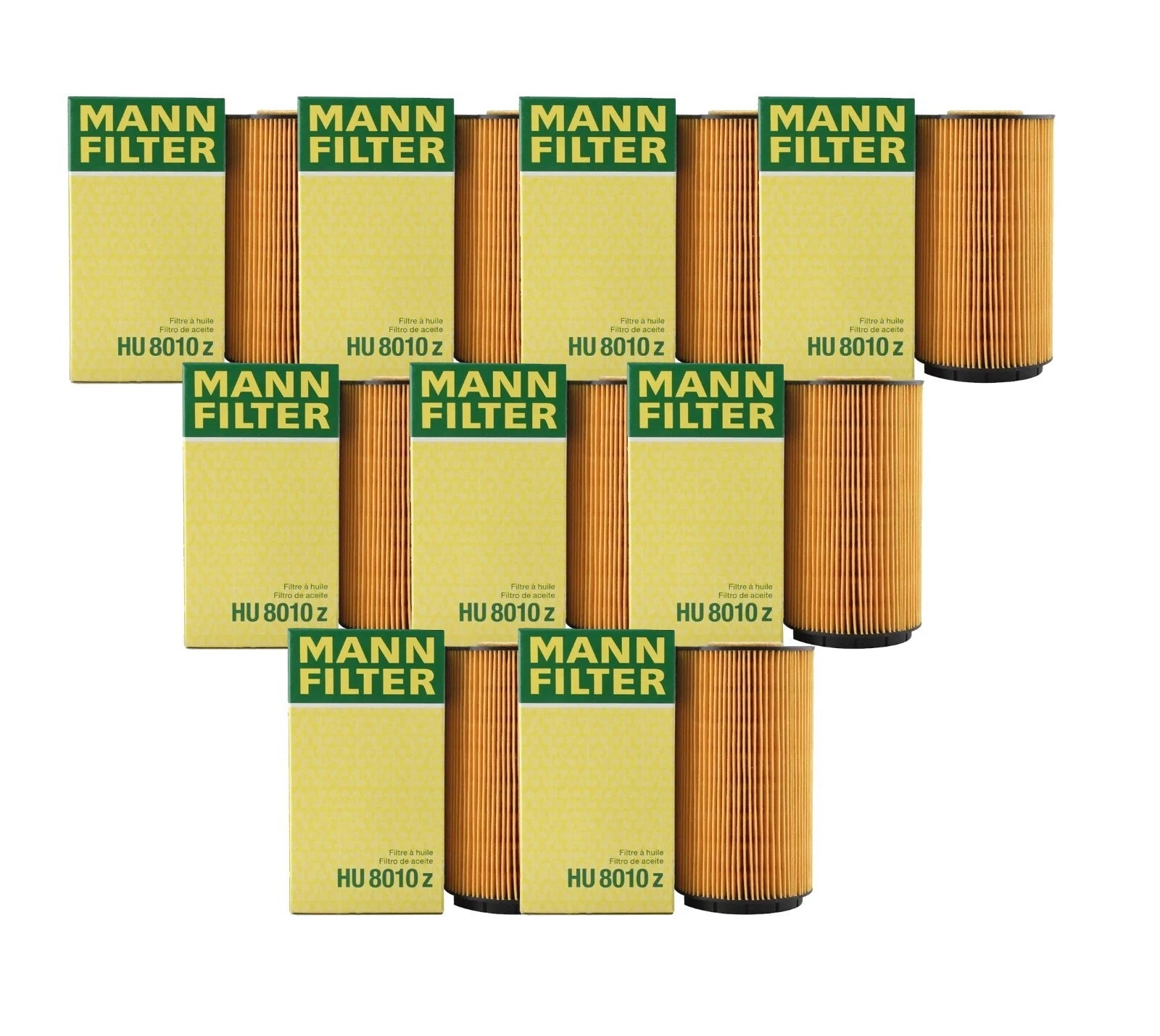 Set of 9 Engine Oil Filters for Audi A8 Quattro (2002–2010) Bentley Volkswagen Phaeton (2004–2006)