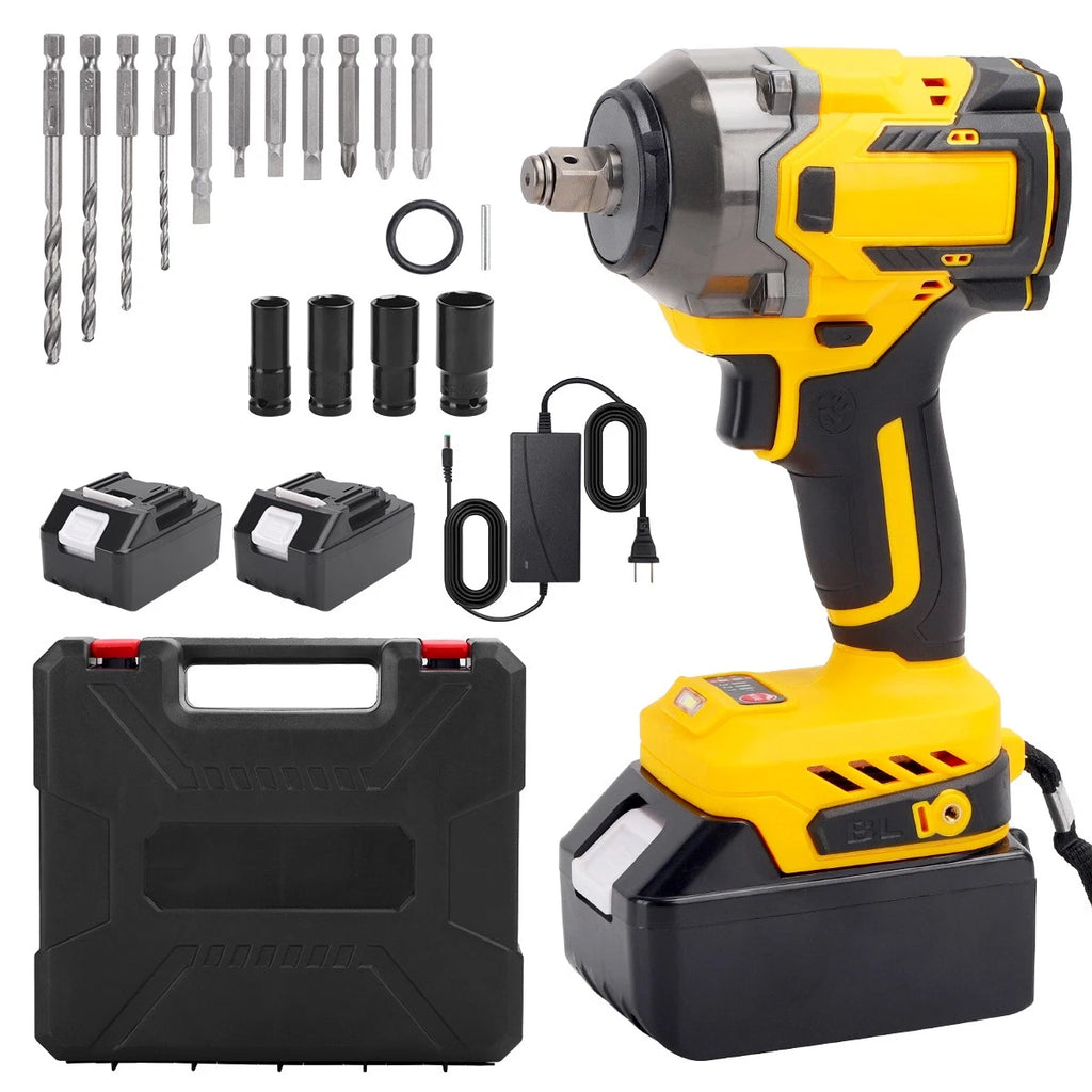 Cordless Electric Impact Wrench Gun for High Power Applications