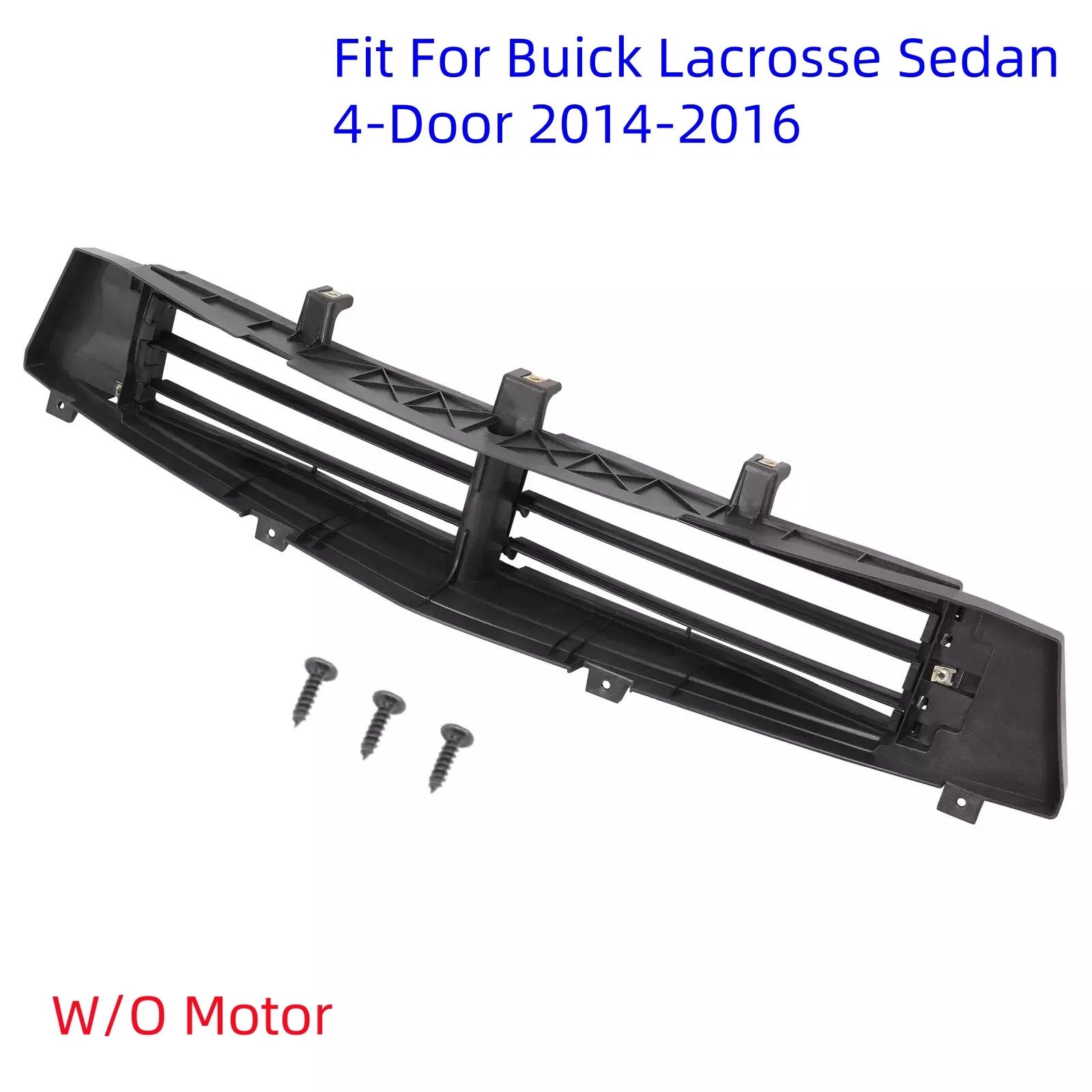 Front Lower Shutter Grille for Buick LaCrosse (2014–2016) w/o Motor