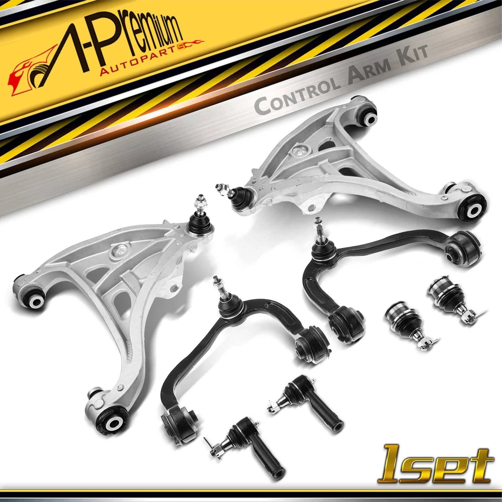 8x Front Outer Control Arm Ball Joints for Ford F-150 (2004–2008)