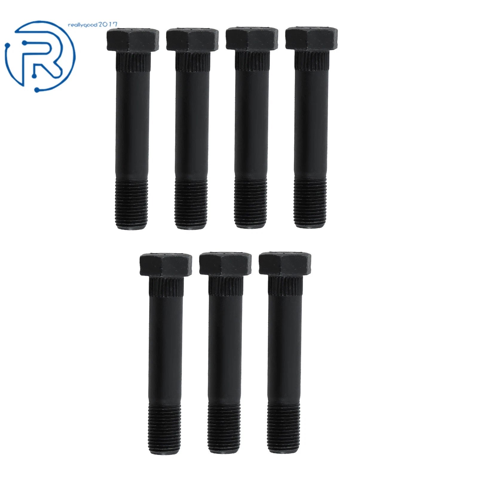 Set of 4 Double Eye Spring Trailer Shackle Straps for Tandem Axle (3500-7200lbs)