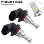 2X 9012 LED Headlight Bulbs for RAV4 (2016–2018) Improved Illumination