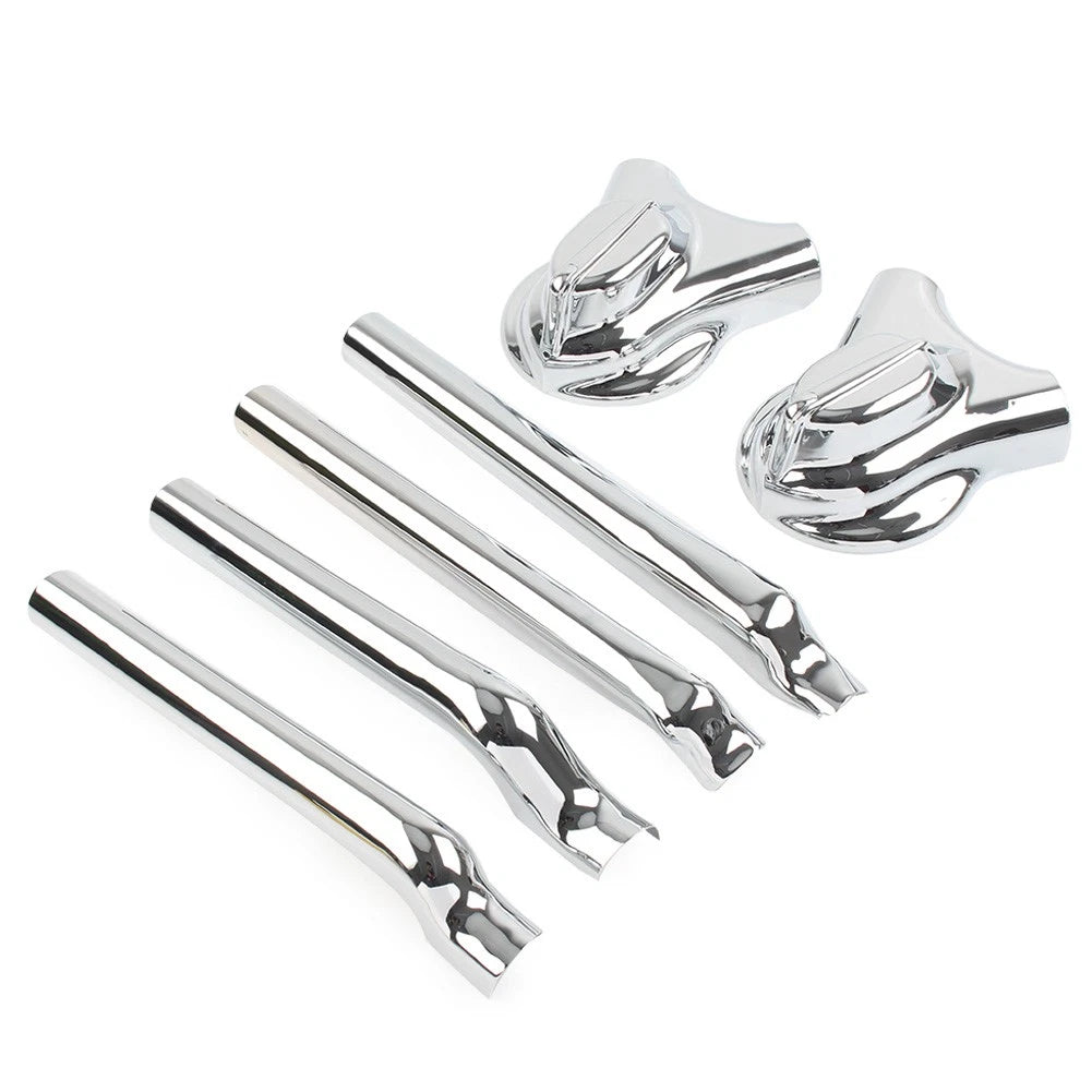 Rear Phantom Swingarm Axle Cover Kit for Harley Softail FXST FXSTC FLSTC (Chrome)
