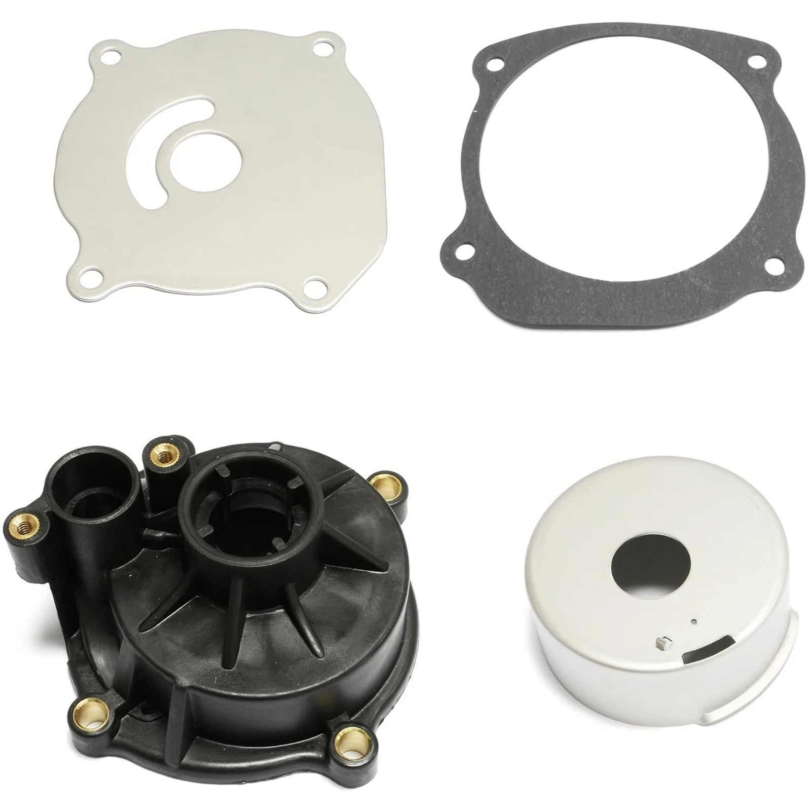 Water Pump Impeller Repair Kit for Johnson Evinrude V4 V6 V8 (75-250 HP)