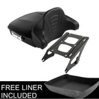 Chopped Trunk Backrest Pad for Harley Touring (2014–2023)