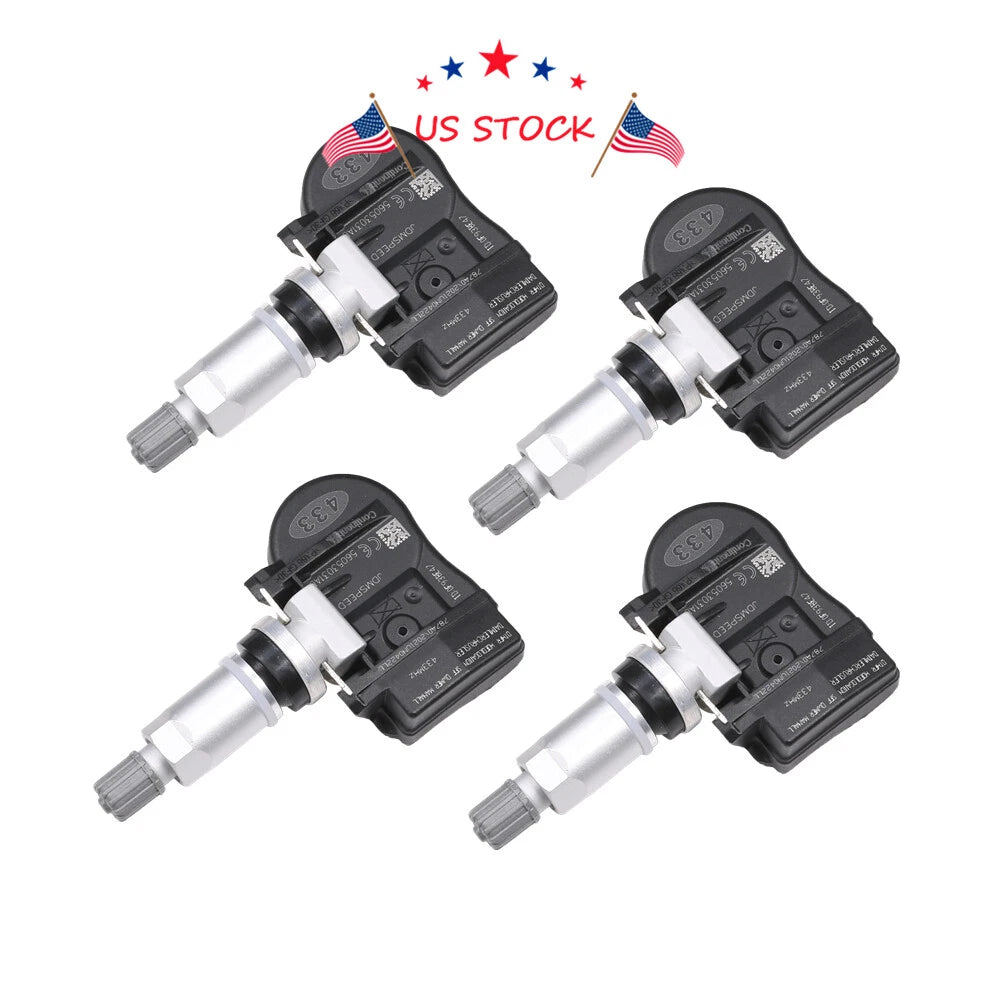 Set of 4 Tire Pressure Sensors for Dodge Grand Caravan (2008–2012)
