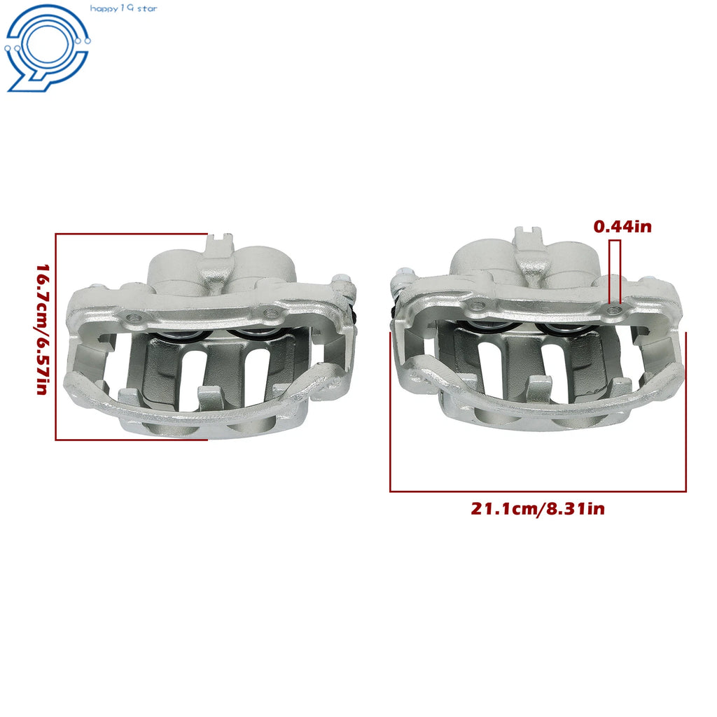 2X Brake Calipers for Nissan Frontier (1998-2004) 4WD Front Left & Right