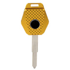 Gold CNC Aluminum Key Ring Cover Case for Honda VFR800 CB600 (2010-2020)