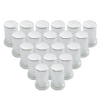 Set of 20 Chrome Lug Nut Caps for Truck (33mm)
