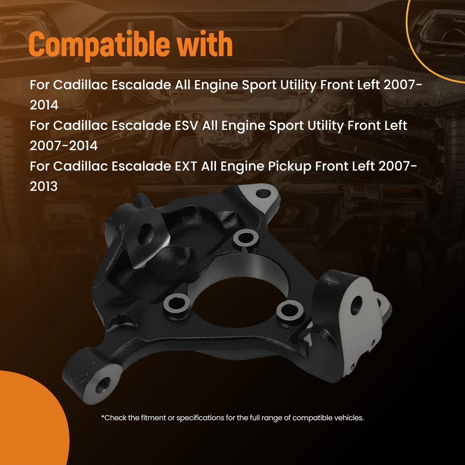 Driver Side Steering Knuckle Assembly for Chevrolet Tahoe (2007-2014)