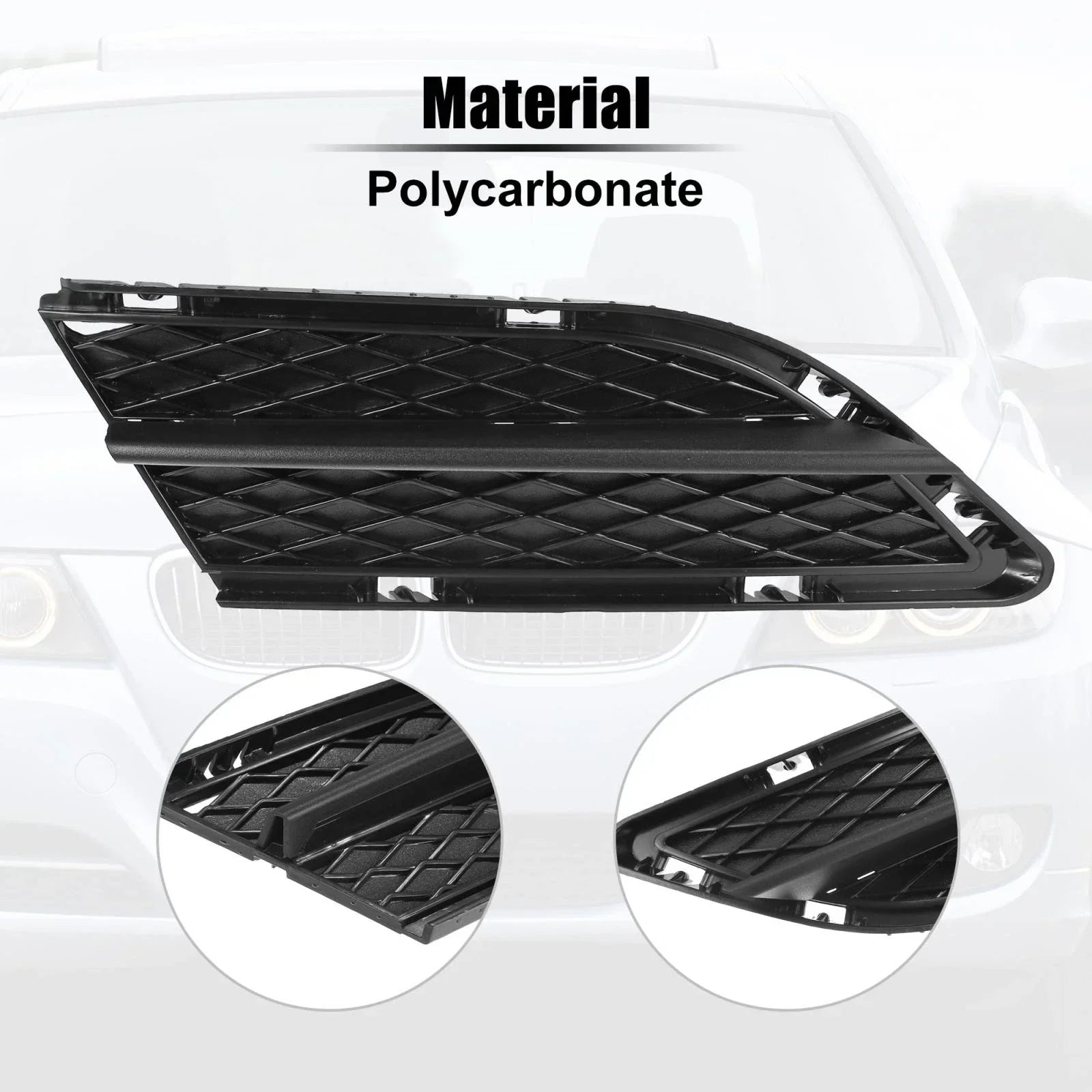 Fog Light Grille Trim for BMW 3 Series E90 (2009-2012)