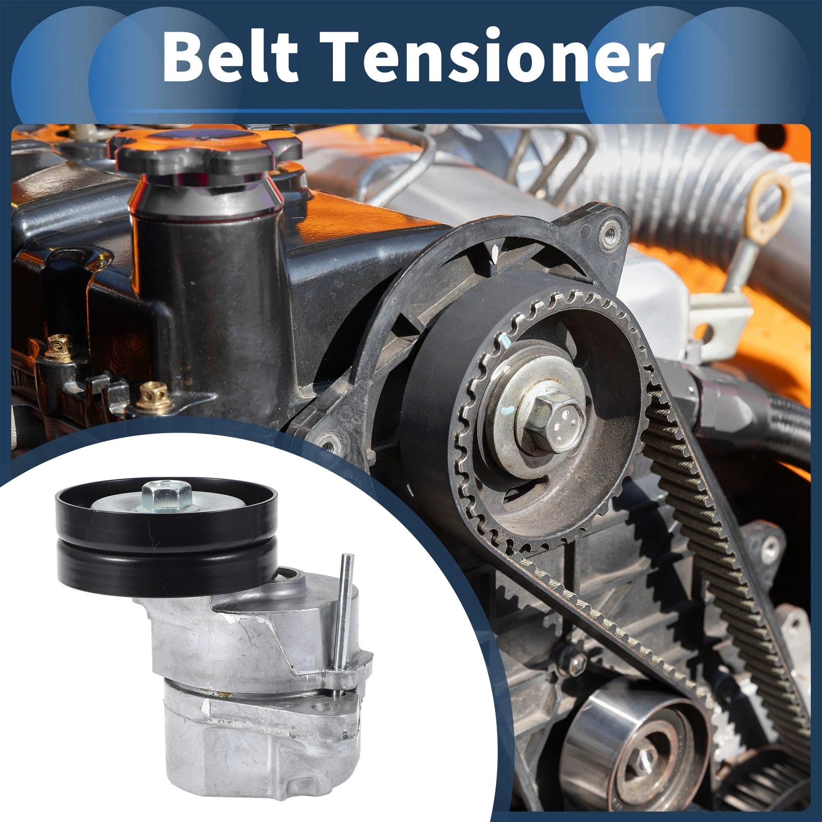 Belt Tensioner for Chevrolet Optra (2004–2007) No. 90500229 Metal