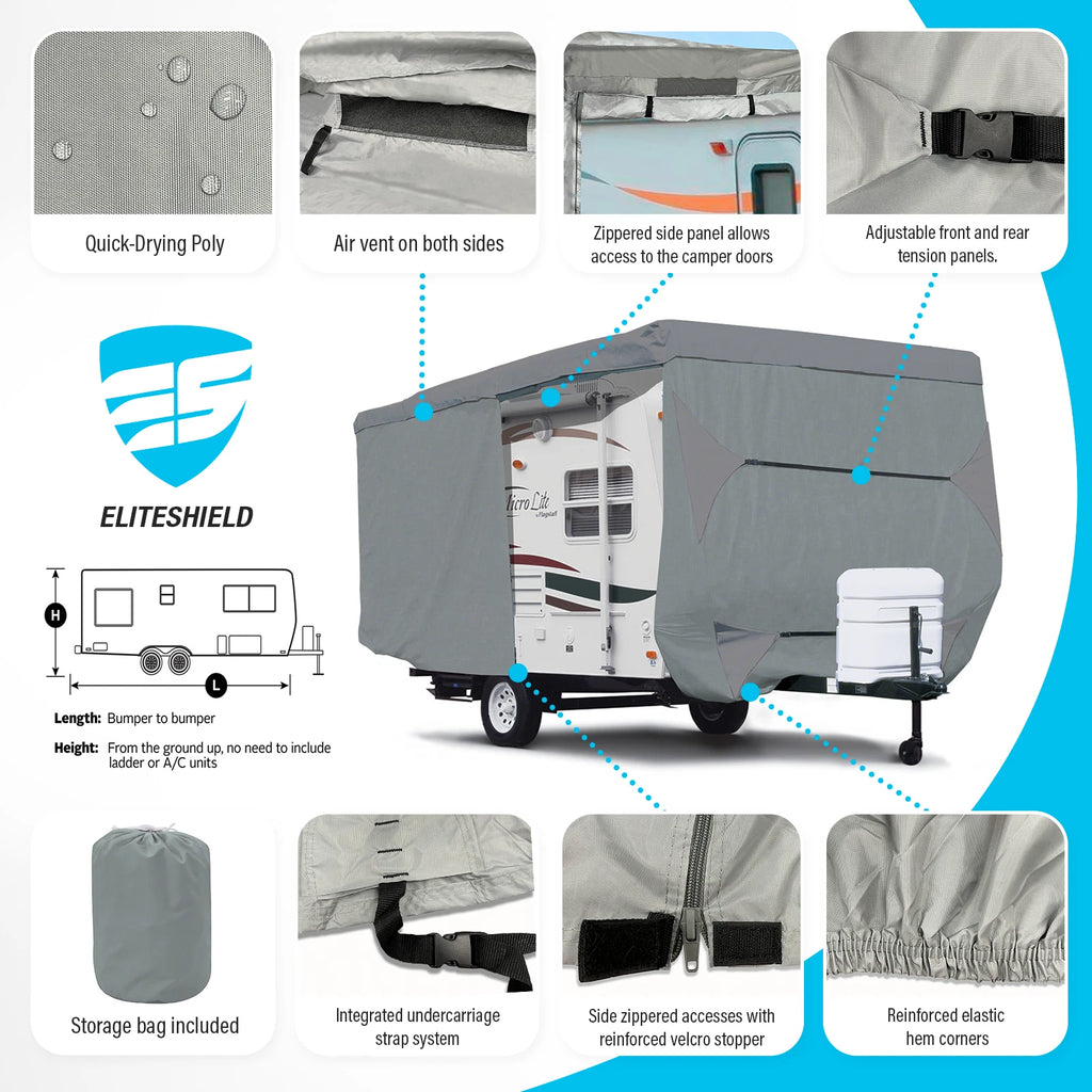 Durable Waterproof RV Storage Cover for Shasta 26DB