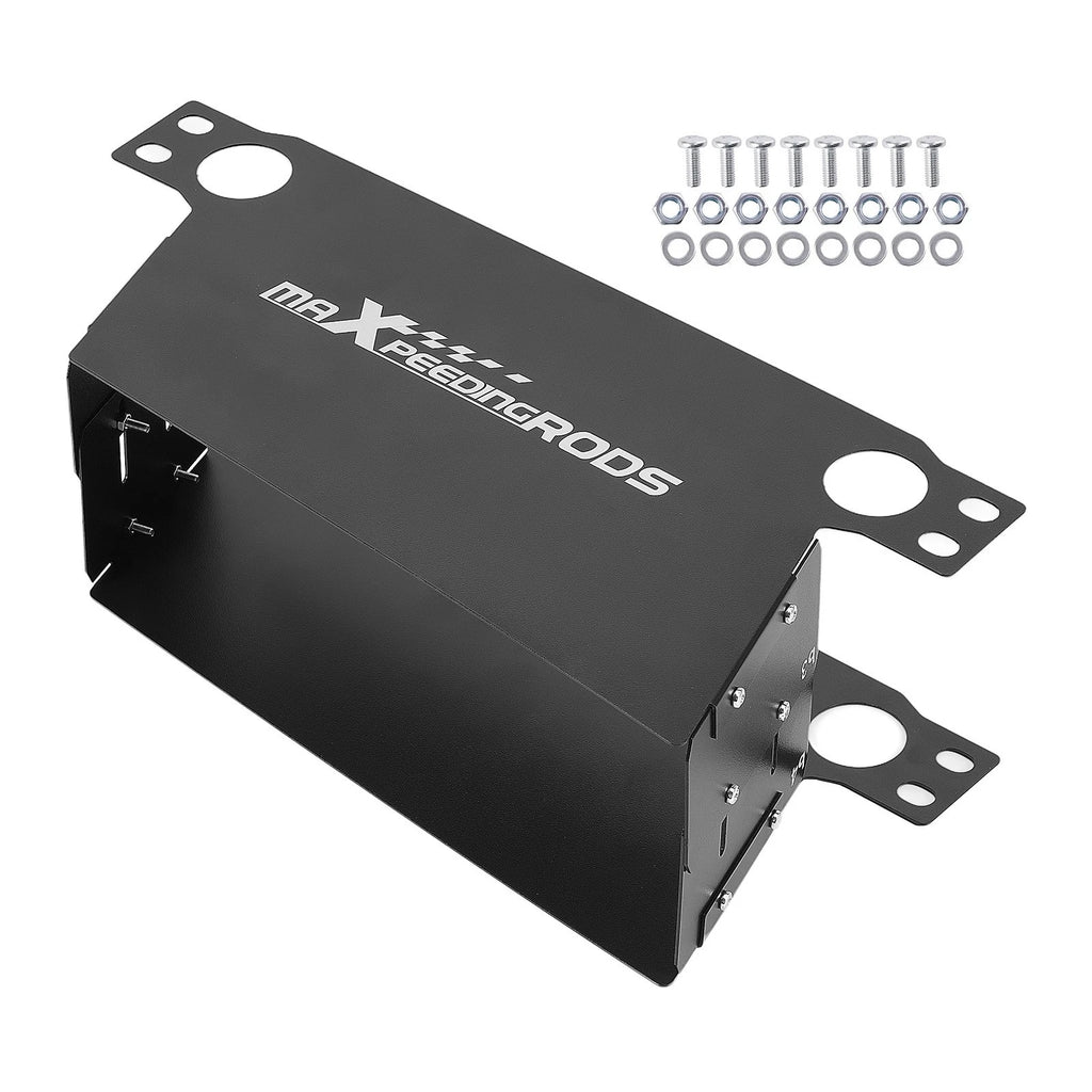 Adjustable Oil Cooler Air Guide Plate Set Black for Ford (2007–2013)