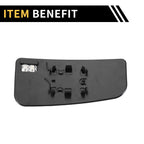 Heated Mirror Glass Replacement for Ford F-250 F-350 (No.FL3Z17K707V)