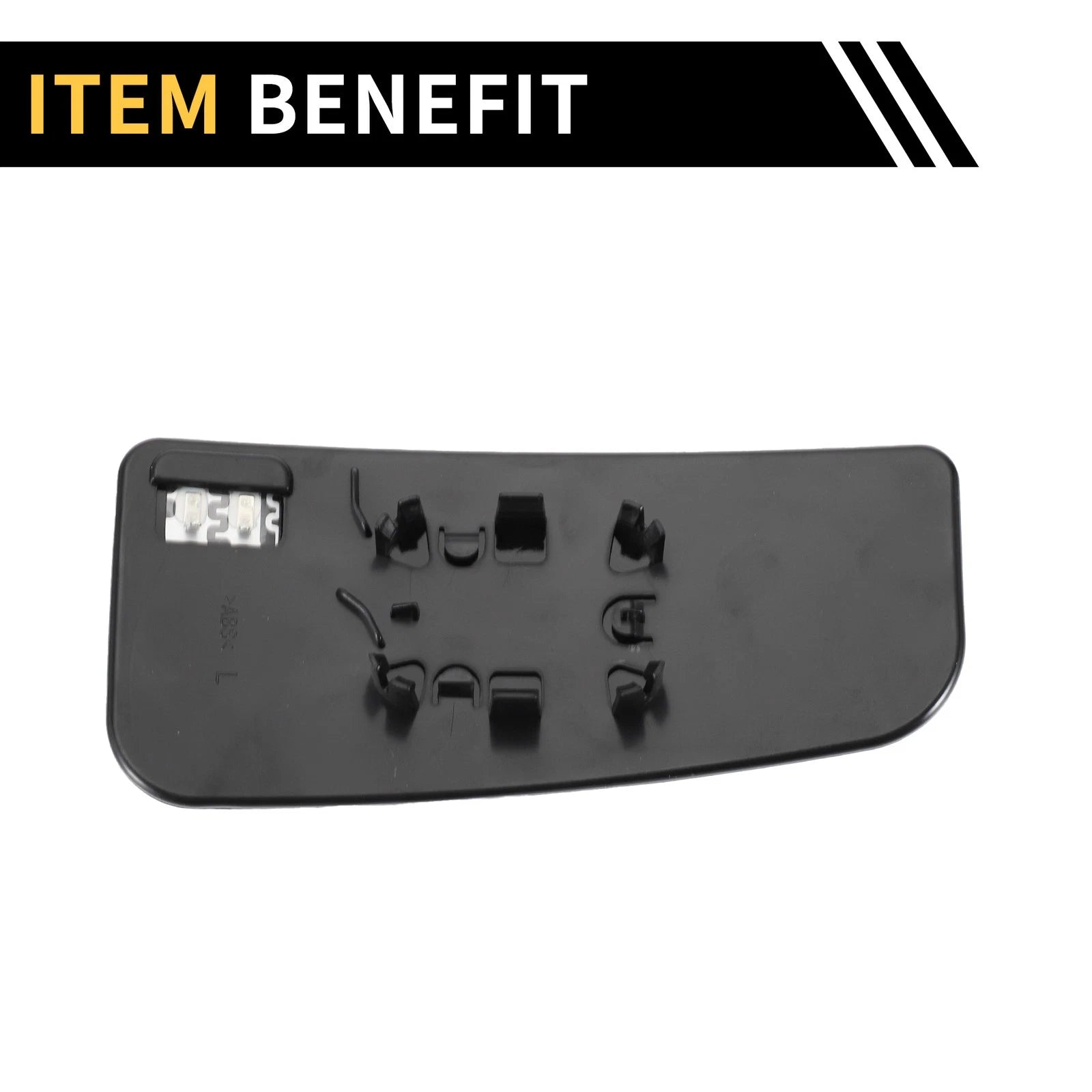 Heated Mirror Glass Replacement for Ford F-250 F-350 (No.FL3Z17K707V)