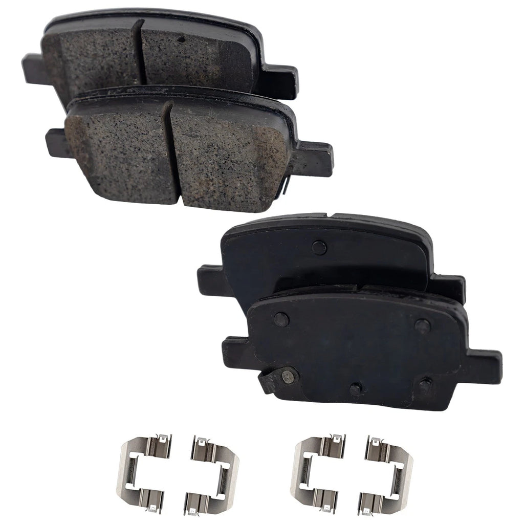 Rear Brake Disc Rotors and Pads Kit for Chevrolet Camaro (2017–2022)