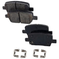 Rear Brake Disc Rotors and Pads Kit for Chevrolet Camaro (2017–2022)