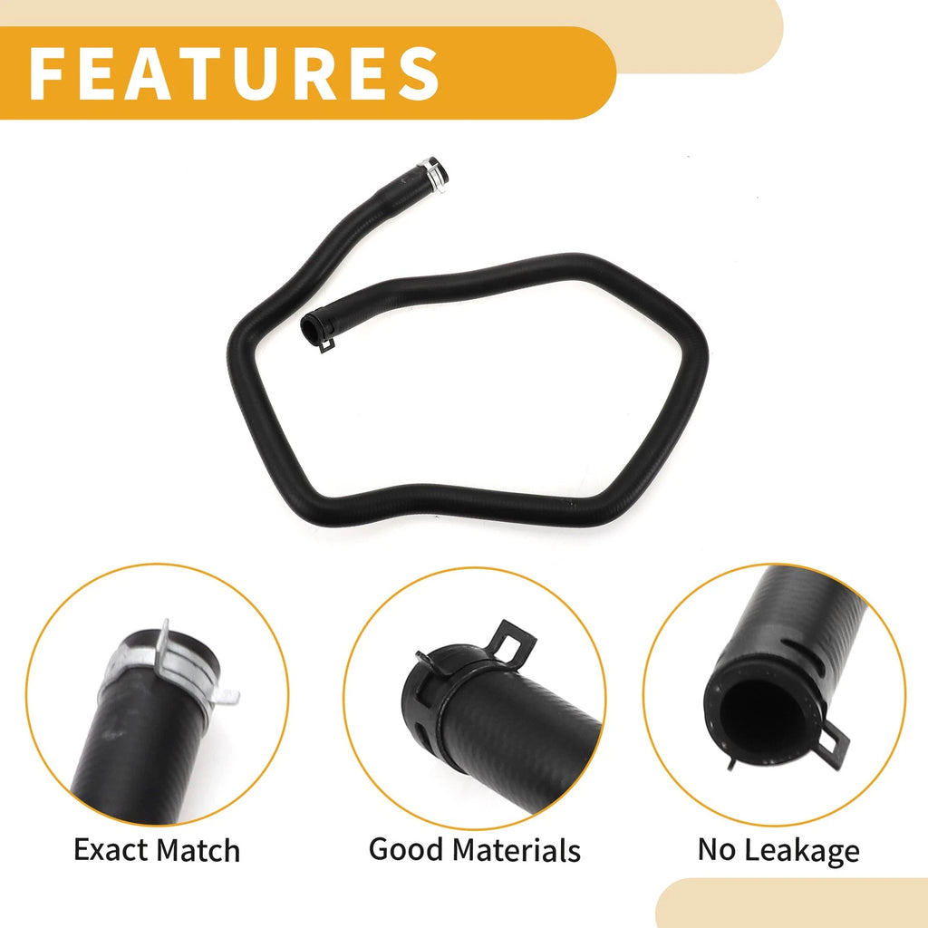 HVAC Heater Hose for Ford Focus (2014–2020) No.F1F18548DF Rubber Black