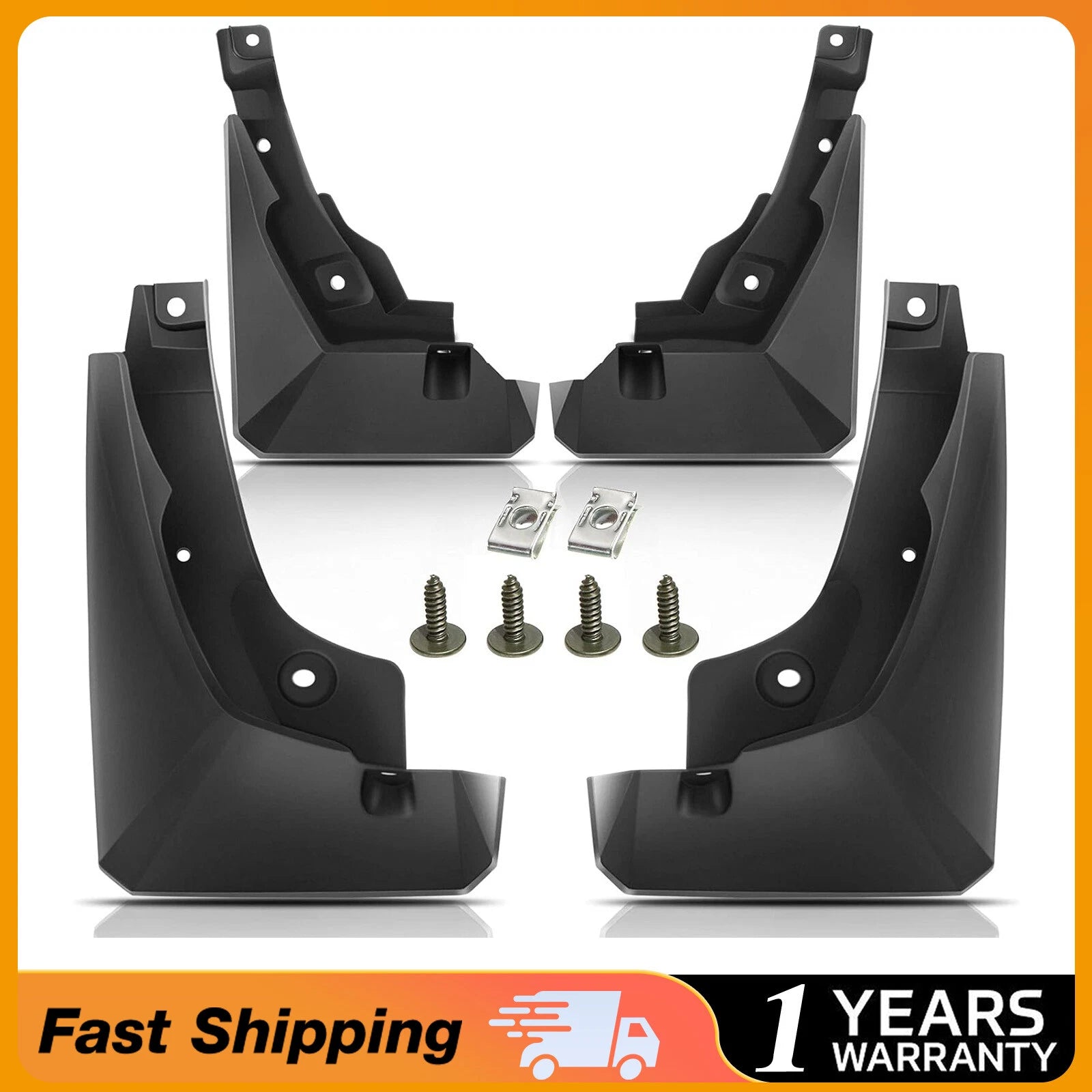 Front and Rear Mud Flaps for Toyota RAV4 (2019–2023) Set of 4