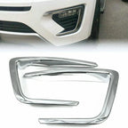 Chrome Front Fog Light Lamp Cover Trim for 2018-2021 Ford Expedition