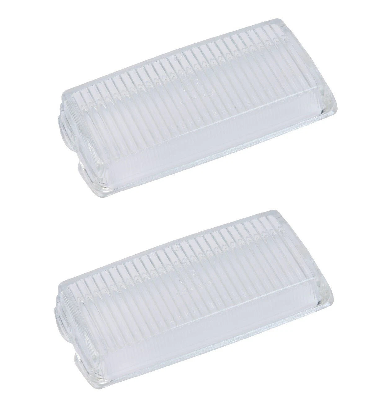 Set of 2 Fog Light Lens for Mercedes C107 R107 W116, Porsche 911 912 930