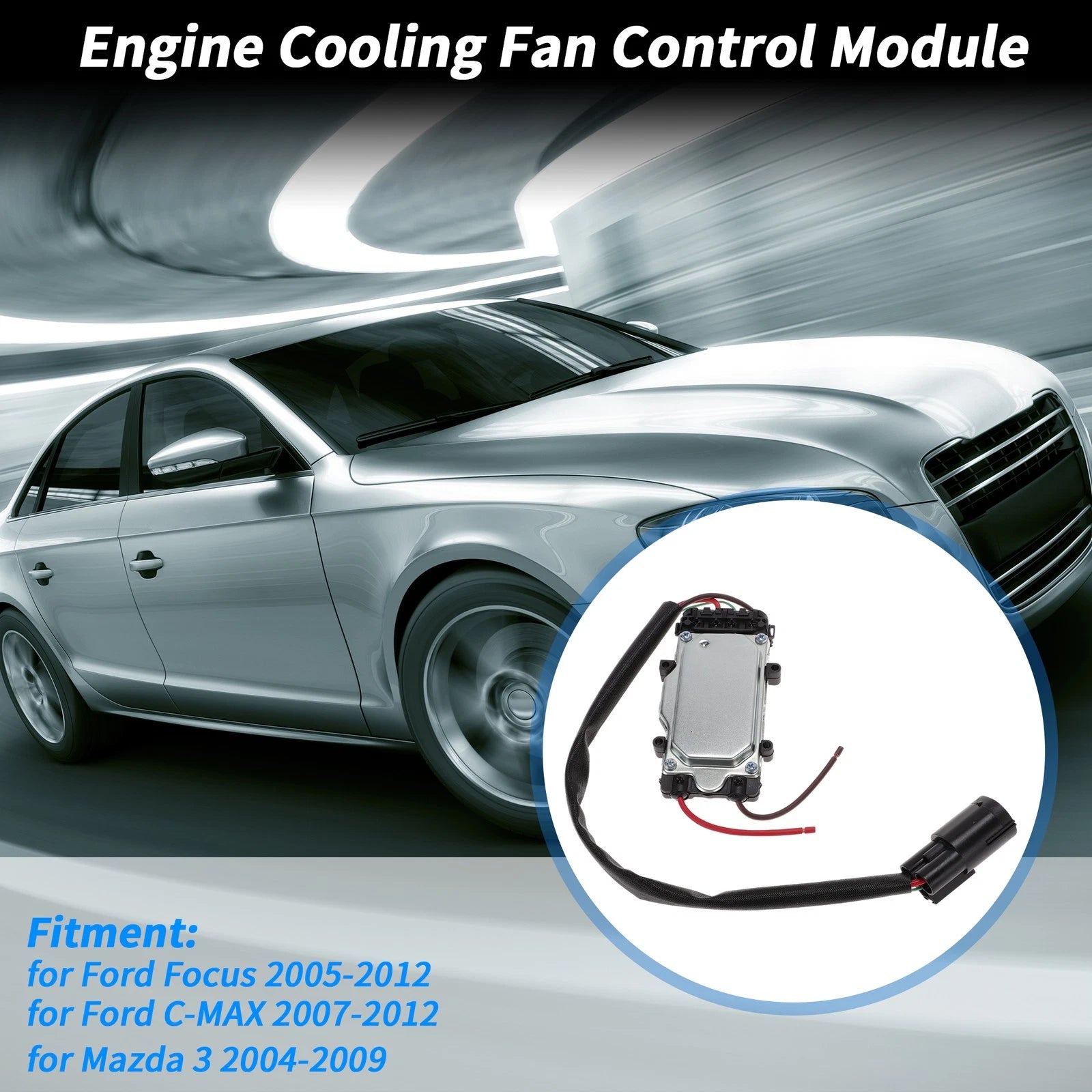 Engine Cooling Fan Control Module for Ford Focus (2005–2012) 1137328558