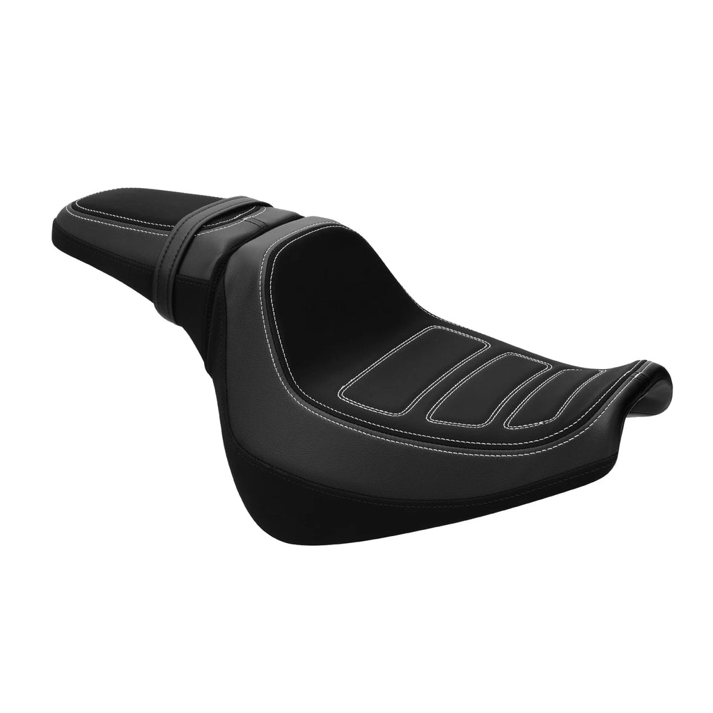 Driver Passenger Seat for Harley Fat Bob FXFB FXFBS (2018–2023) Black